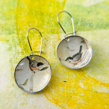 Load image into Gallery viewer, Two Robins Tiny Dot Tin Earrings