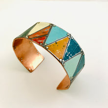 Load image into Gallery viewer, Le Cirque Upcycled Tesserae Tin Cuff
