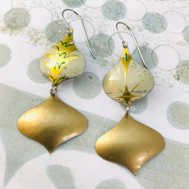 Mixed Golds Rex Ray Zero Waste Tin Earrings