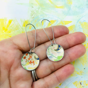 Willow and Mountain Medium Basin Upcycled Earrings