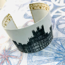 Load image into Gallery viewer, Downton Abbey Upcycled Wide Tin Cuff