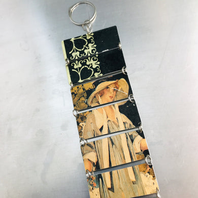 RESERVED Ferry Seeds Gardener Upcycled Tin Bracelet