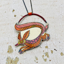 Load image into Gallery viewer, Fancy Fox Upcycled Tin Necklace