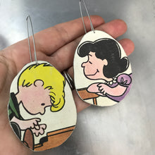 Load image into Gallery viewer, Lucy &amp; Schroeder Recycled Book Cover Earrings