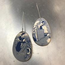Load image into Gallery viewer, Nancy Drew Recycled Book Cover Earrings