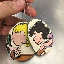 Load image into Gallery viewer, Lucy &amp; Schroeder Recycled Book Cover Earrings