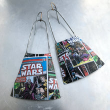 Load image into Gallery viewer, Star Wars Comic Book Recycled Tin Earrings