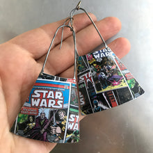 Load image into Gallery viewer, Star Wars Comic Book Recycled Tin Earrings